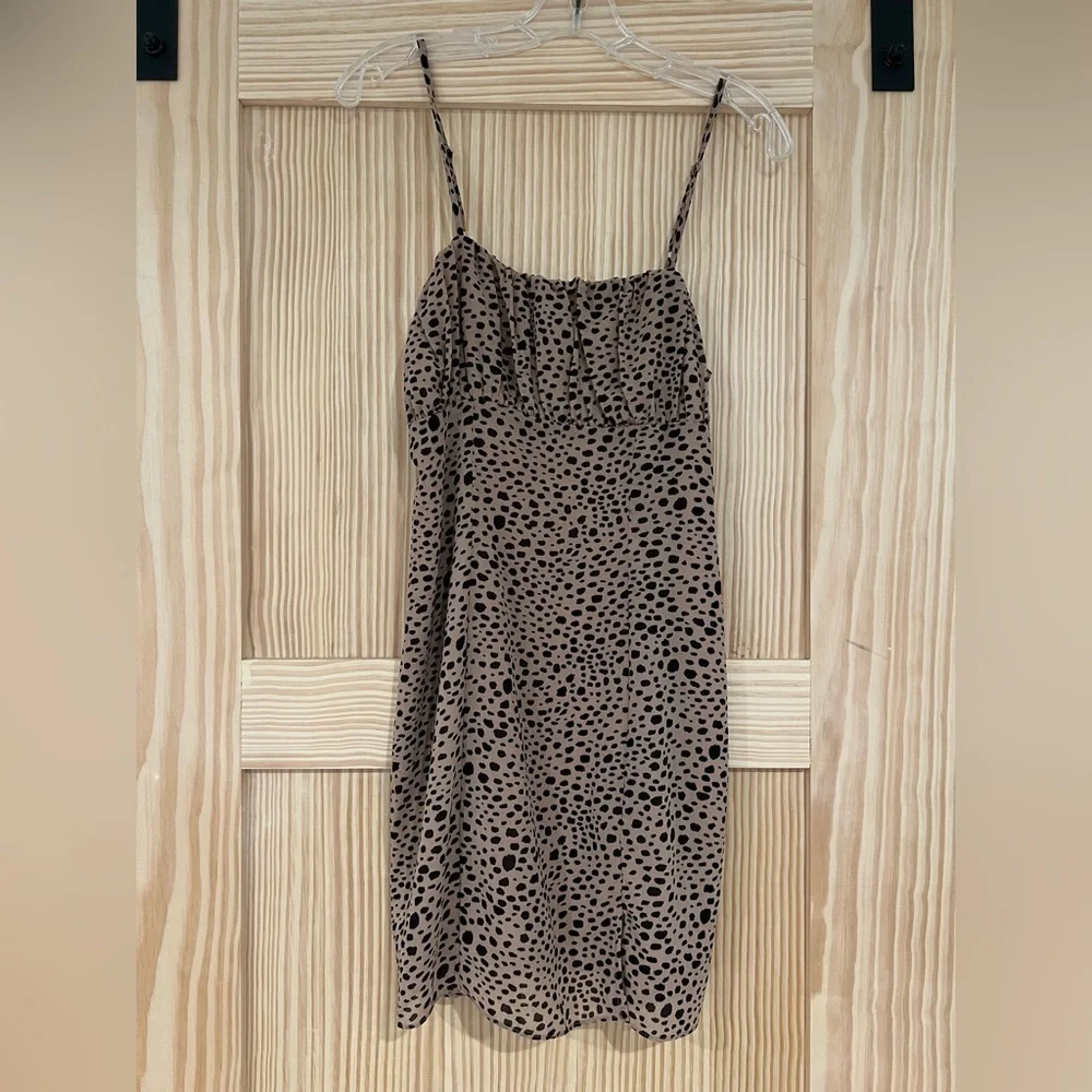 NWT Lulus Leopard Print Mini Dress - Picture 2 of 7